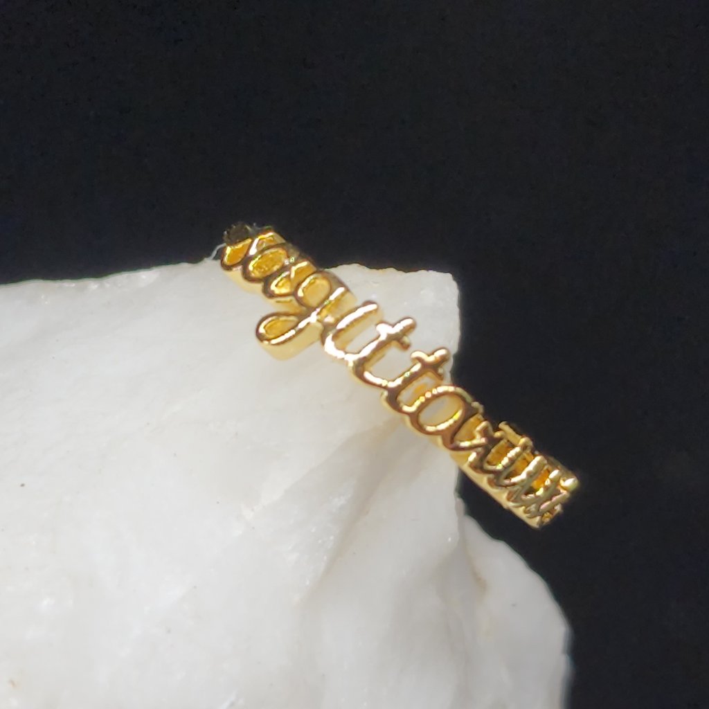 Astrology Horoscope Zodiac Sagittarius 14k Gold Plated Ring Birthday Gift